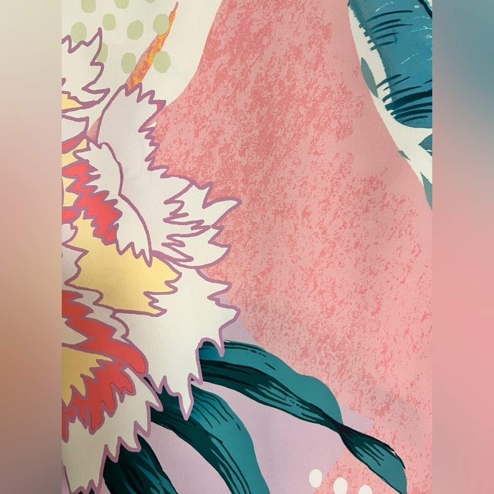 Mink Pink Women’s Tropical Floral Print Mini Dress size XXS - Picture 4 of 4
